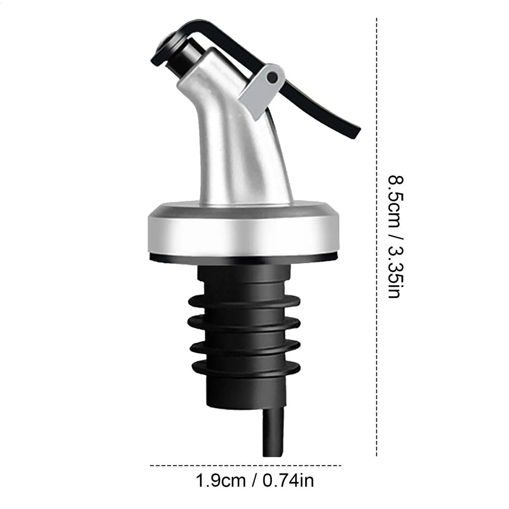 Olive Oil Pourer Spout – Press-Type Bottle Dispenser Cap Oil Pourer Spout Nixie