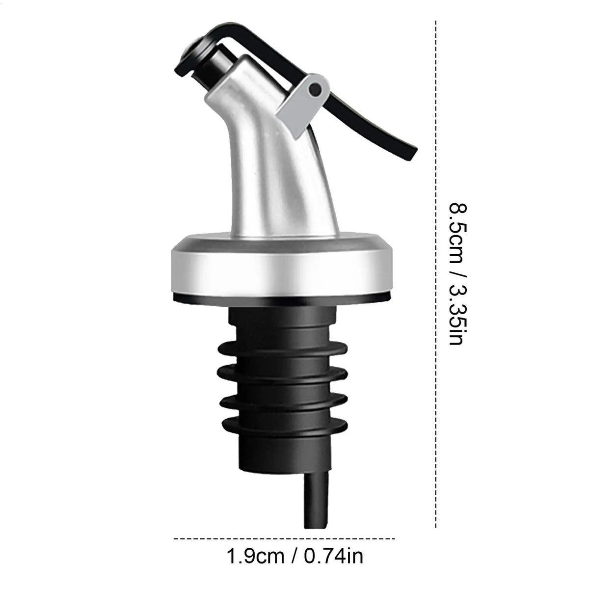 Olive Oil Pourer Spout – Press-Type Bottle Dispenser Cap Oil Pourer Spout Nixie