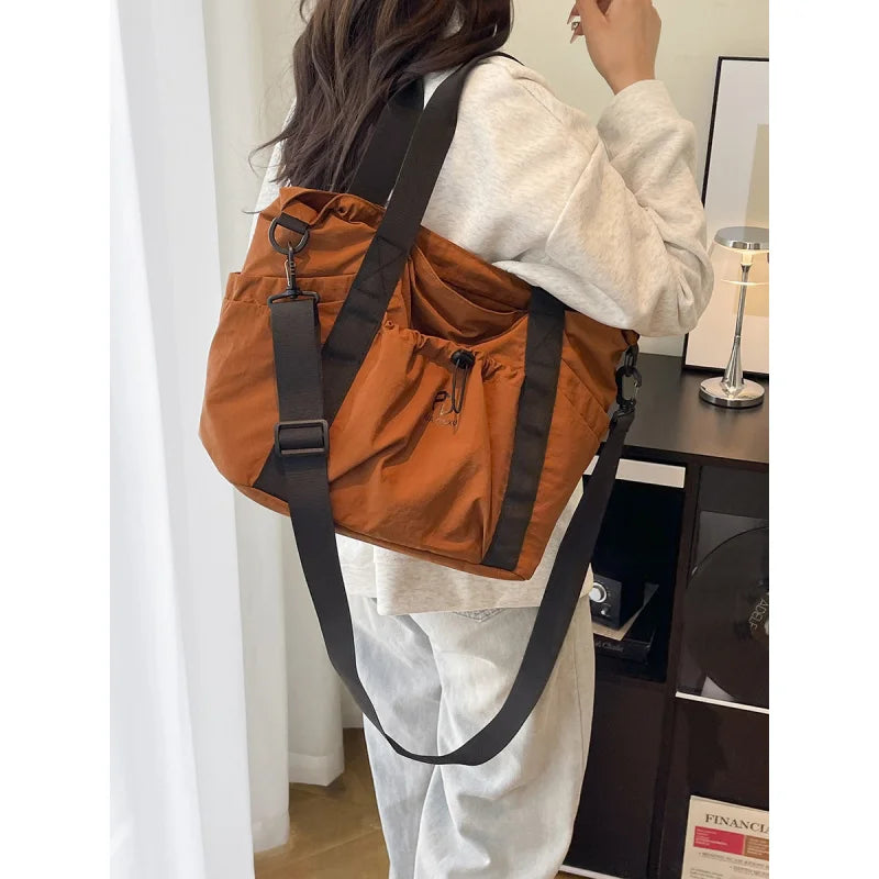 Nixie Nylon Crossbody Gym Bag – Travel & Sport Tote for Women Crossbody Tote Bag Nixie