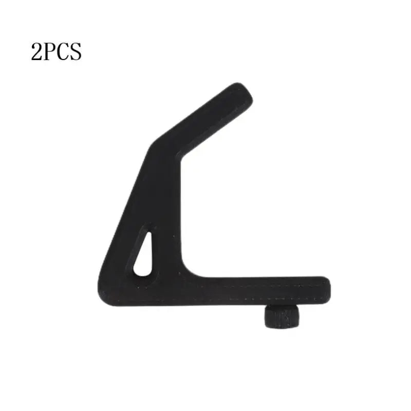 2pcs Heavy Duty Storage Hooks for 10.3mm Aperture Shelves Shelf Storage Hooks Nixie black-2PCS