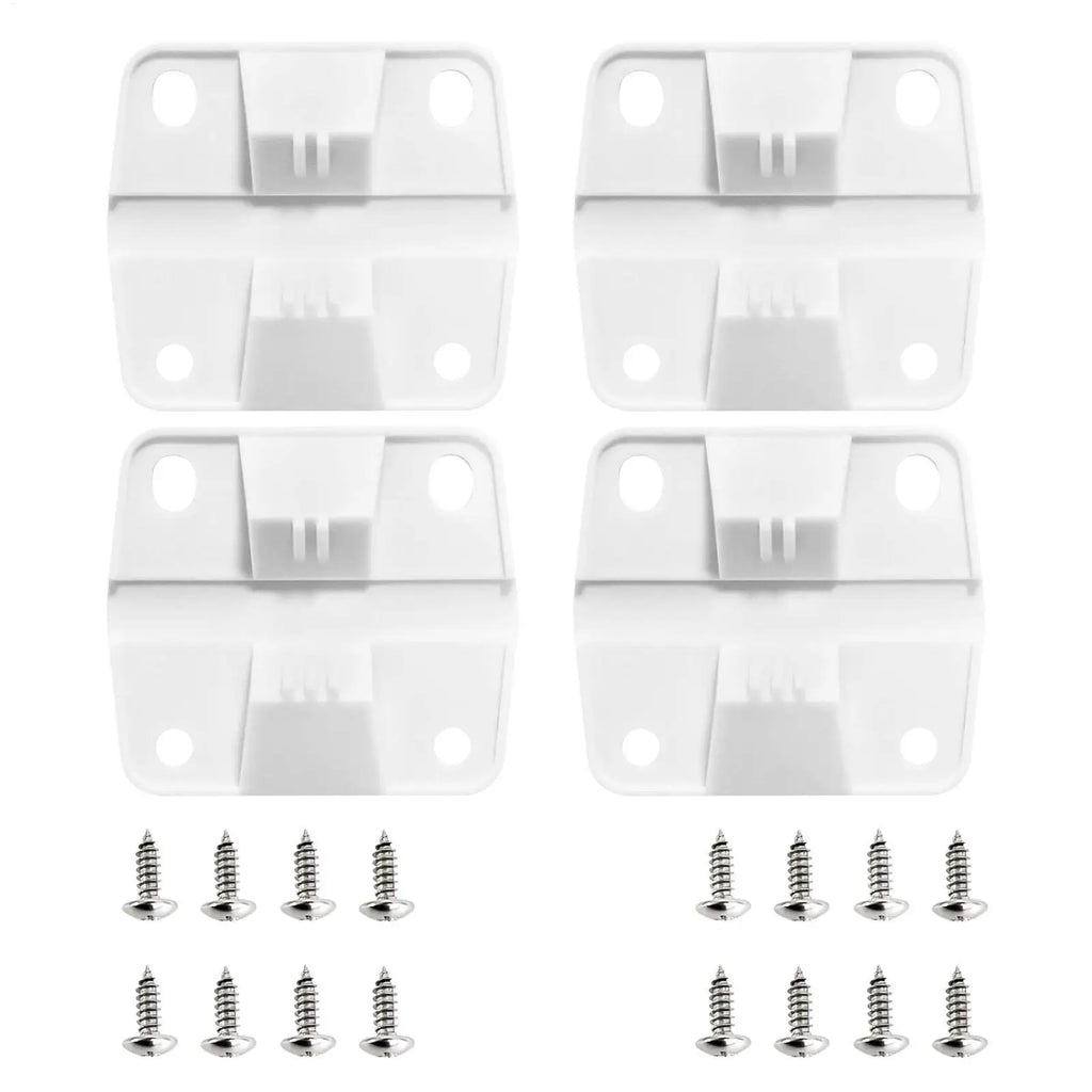 4pcs Cooler Replacement Hinges Set with Screws – PP Plastic