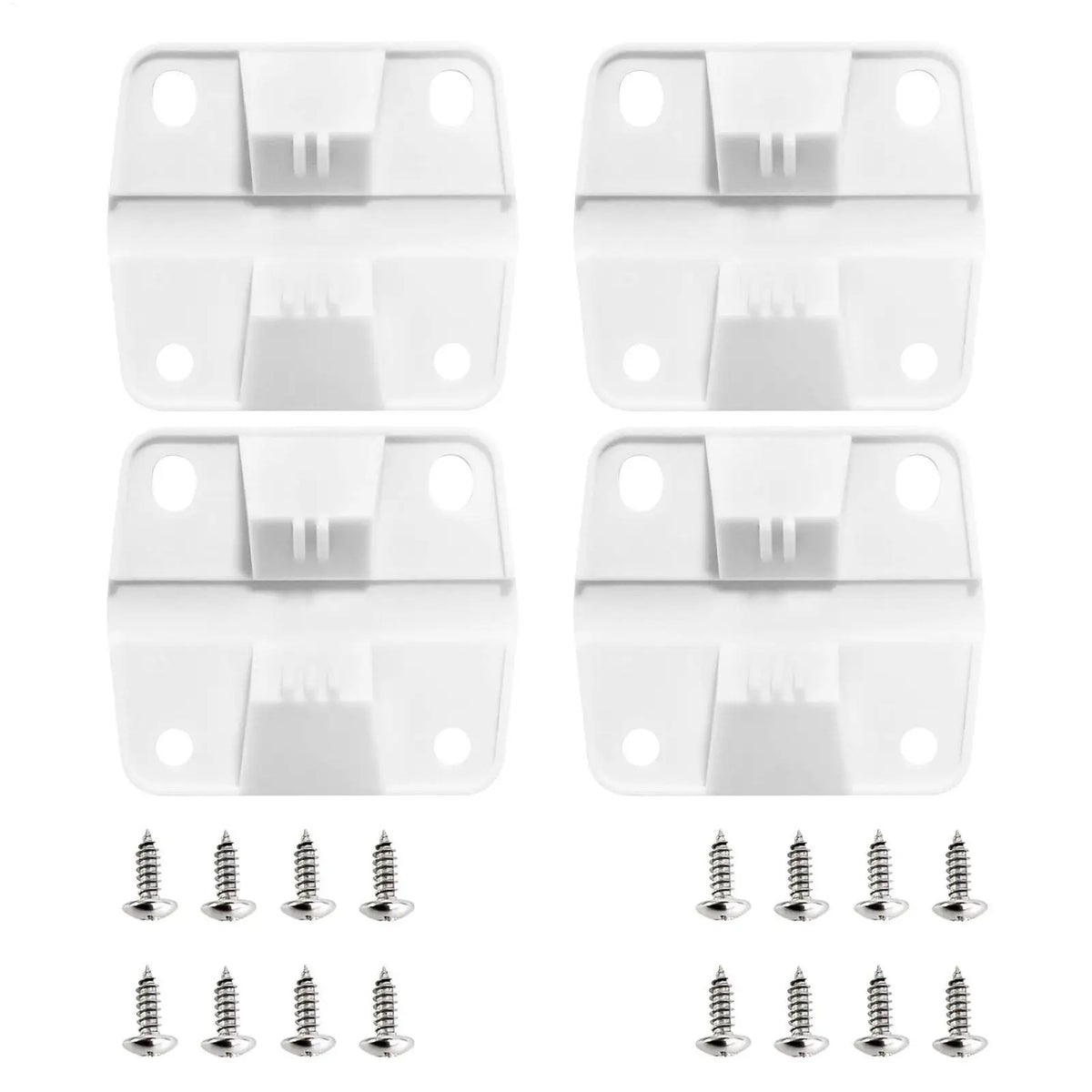 4pcs Cooler Replacement Hinges Set with Screws – PP Plastic