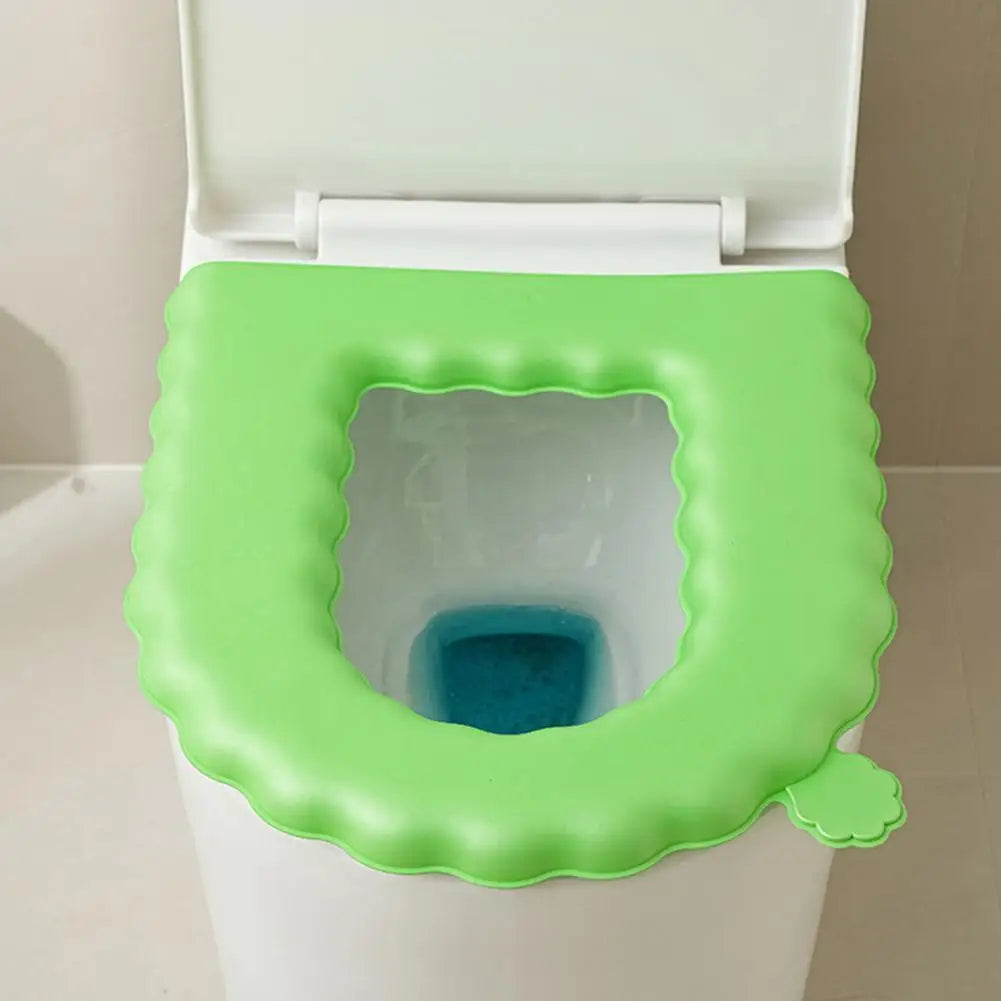 EVA Foam Toilet Seat Cover – Wavy Lace & Cloud Handle Toilet Seat Cover Nixie