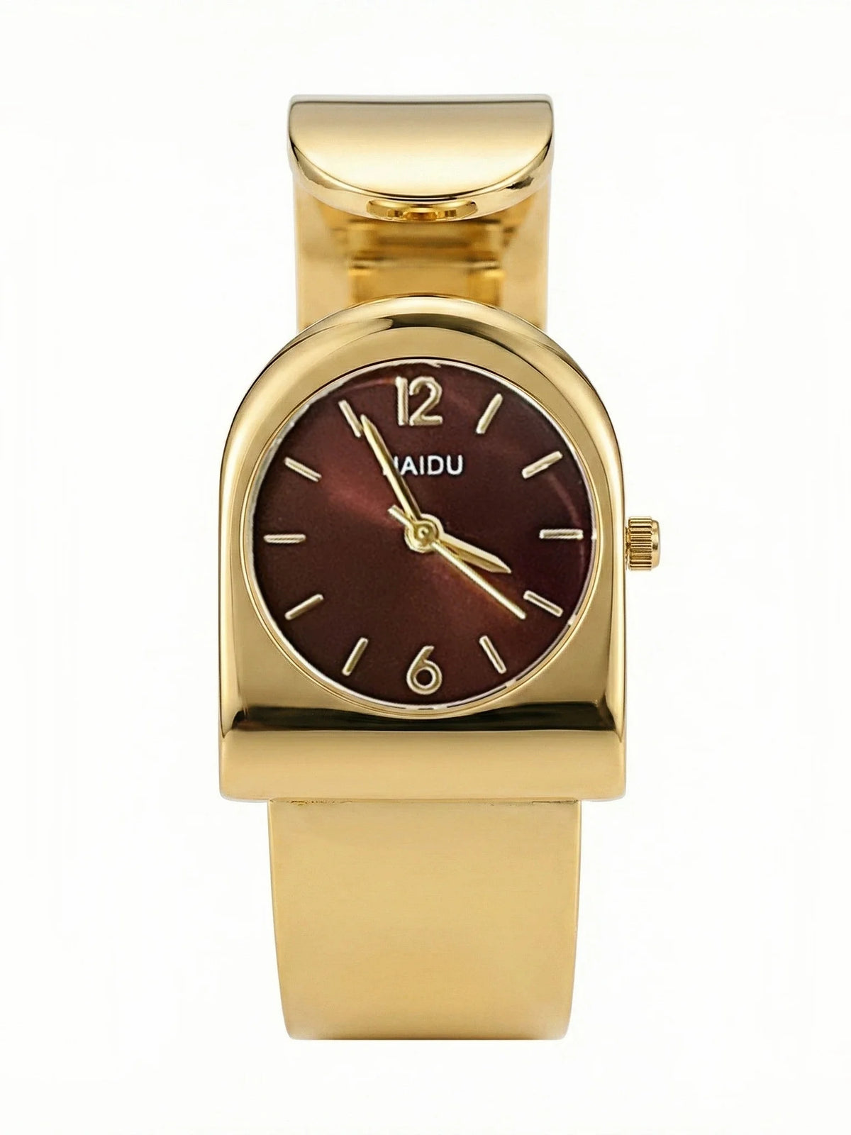 REBIRTH Women's Quartz Bracelet Watch – Alloy Fashion Wristwatch Bracelet Watch Nixie Red