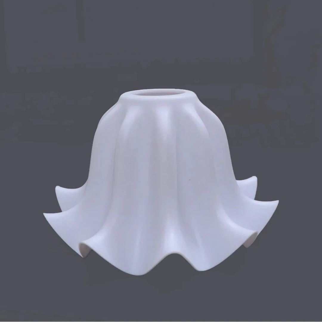 E27 Bell Orchid Plastic Lampshade – Pendant Light Replacement Lamp Shade Nixie A2