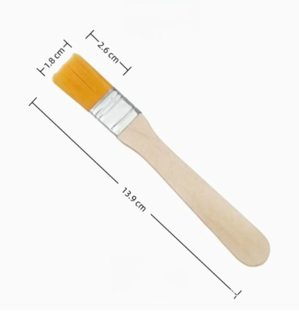 10Pcs Nylon Paint Brushes Set – Wooden Handle for Art & Crafts Paint Brush Set Nixie