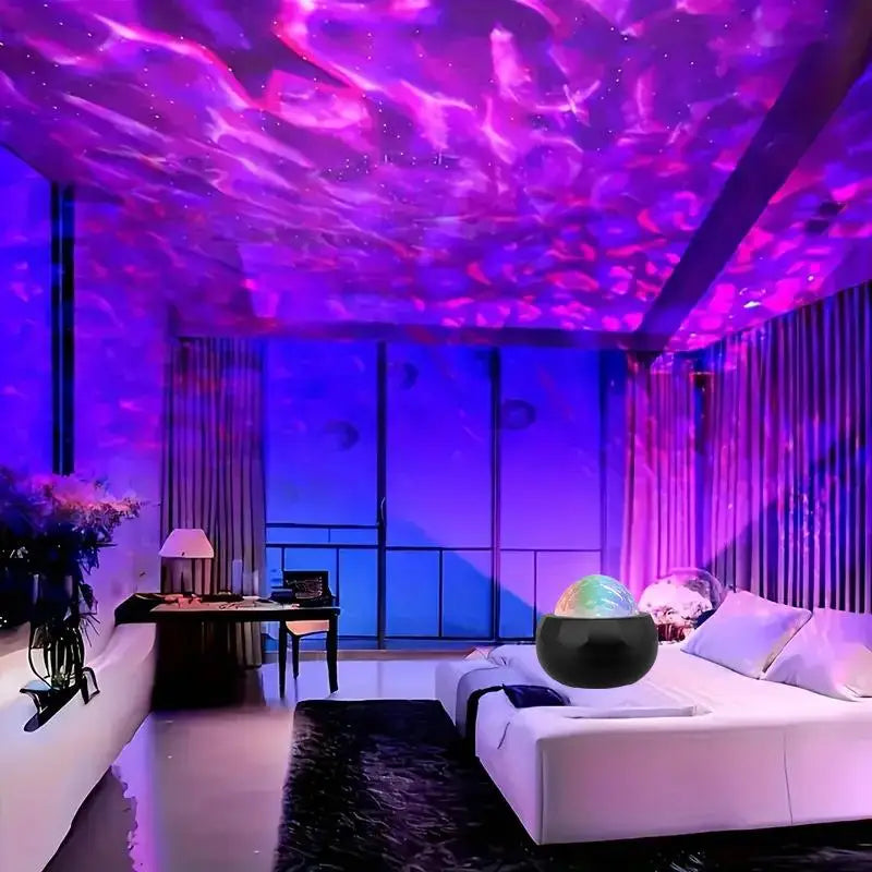 USB RGB LED Galaxy Projector – 7 Modes & Remote Control