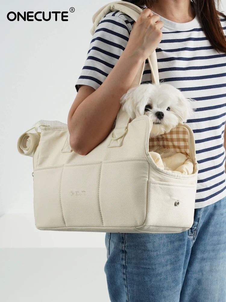 Travel Pet Carrier Bag – Breathable Cotton Shoulder Bag for Pets Pet Carrier Bag Nixie