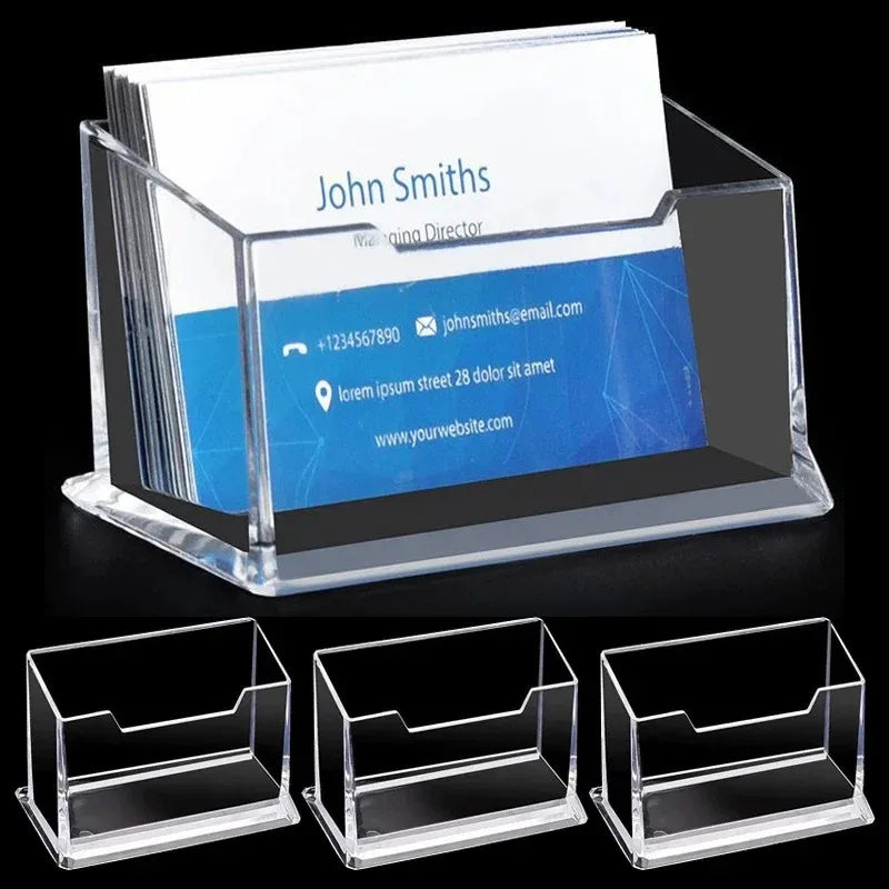 Clear Acrylic Business Card & Photocard Storage Box Holder Card Storage Box Nixie
