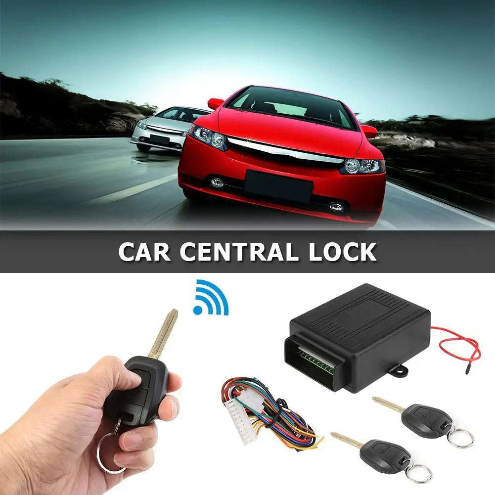 Universal 12V Car Keyless Entry System Remote Central Lock Kit Keyless Entry System Nixie Default Title