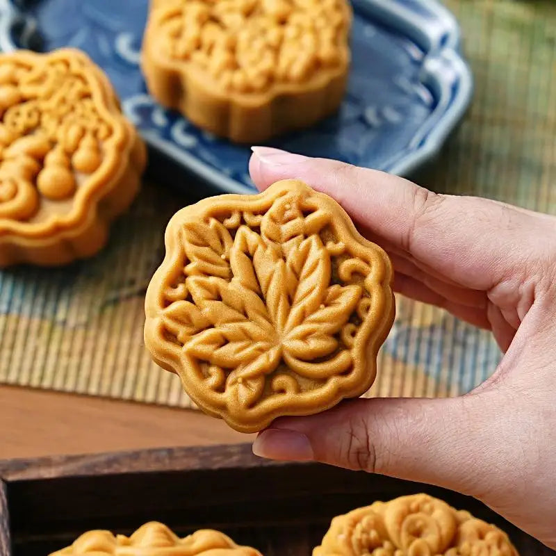 DIY Mooncake Mold Set – Hand Press Pastry Mould | BPA-Free Pastry Baking Mold Nixie