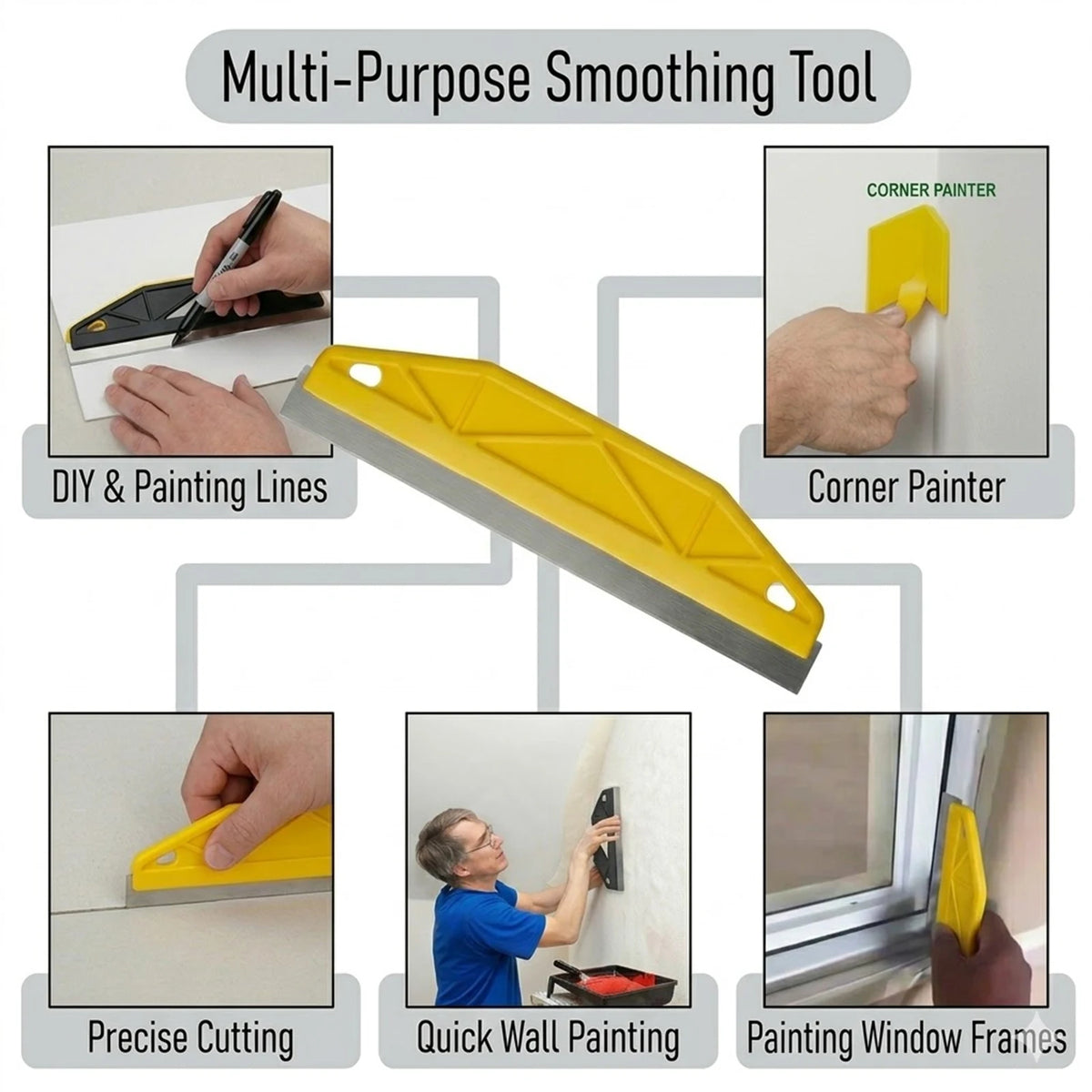 Heavy-Duty Paint Edge Guard | Stainless Steel & Precision Edge Paint Edge Guard Nixie