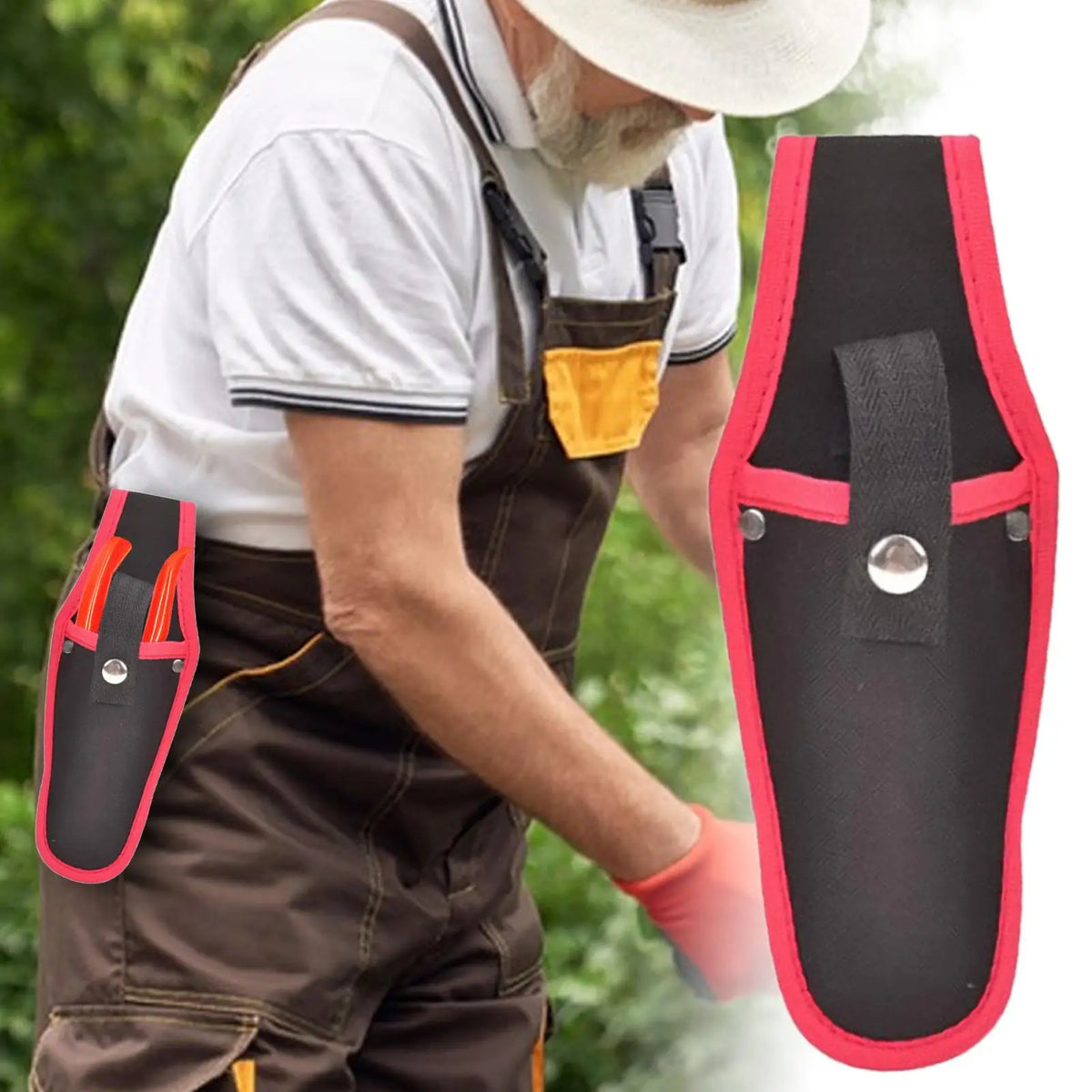 Canvas Pruner Sheath Holster – Gardening Scissor Tool Bag Pruner Tool Holster Nixie
