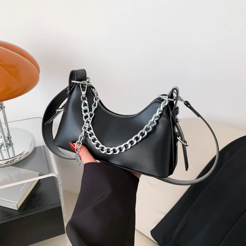 Women's Chain Crossbody Bag – Chic Shoulder & Underarm Purse Crossbody Shoulder Bag Nixie