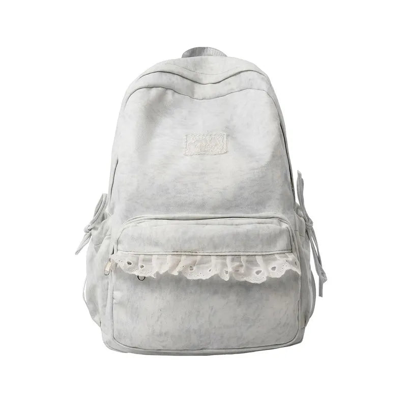 Japanese Style Canvas Backpack for Women | Campus & Travel Canvas Backpack Nixie