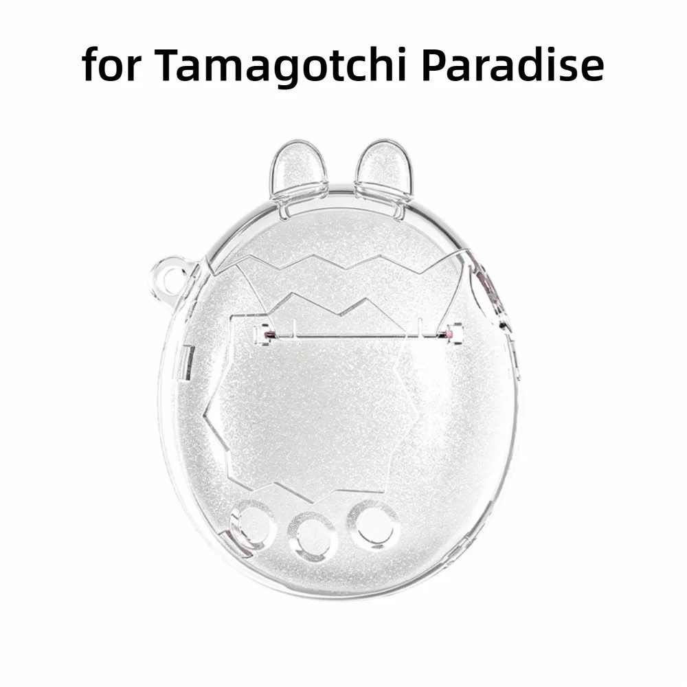 Clear PC Protective Case with Wings for Tamagotchi Paradise Virtual Pet Case Nixie