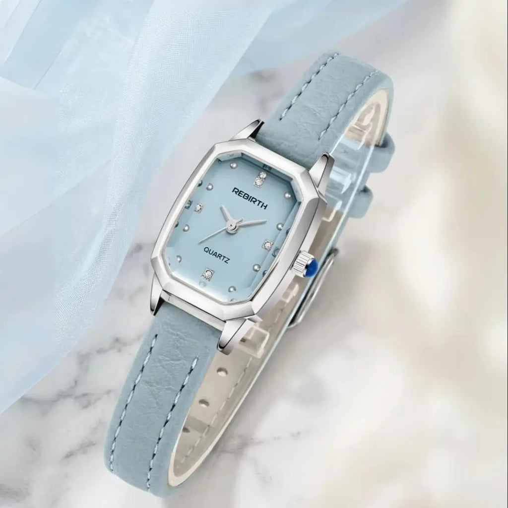 Naidu Women's Quartz Watch – Leather Strap & Roman Numerals Women's Quartz Watch Nixie