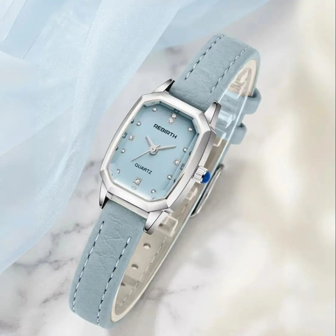Naidu Women's Quartz Watch – Leather Strap & Roman Numerals Women's Quartz Watch Nixie