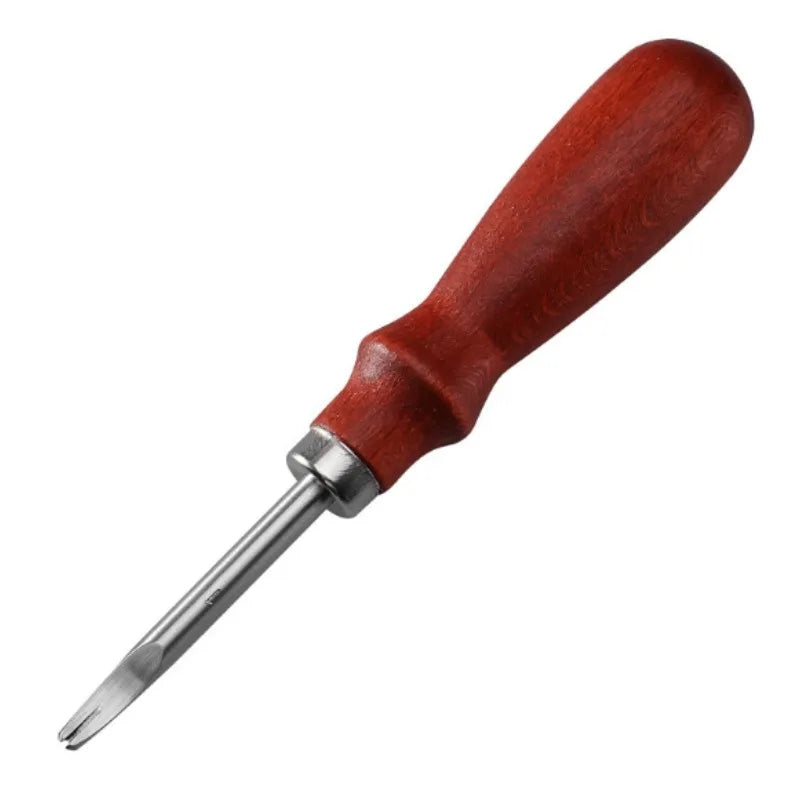 Leather Manual Groover U-Shape Slotting Tool – DIY Leathercraft Leather Grooving Tool Nixie