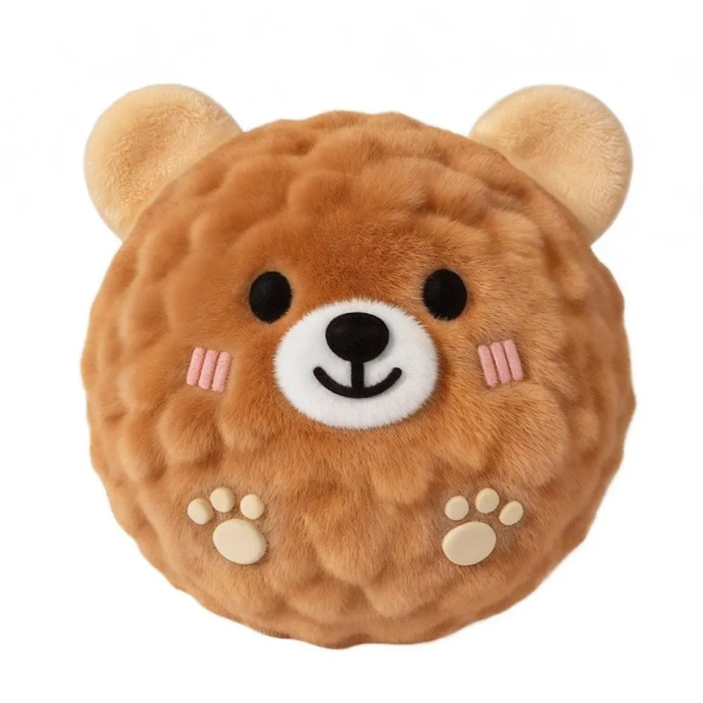 Pig Plush Squeaky Bouncy Ball Dog Toy for Puppies & Small Dogs Interactive Dog Toy Nixie