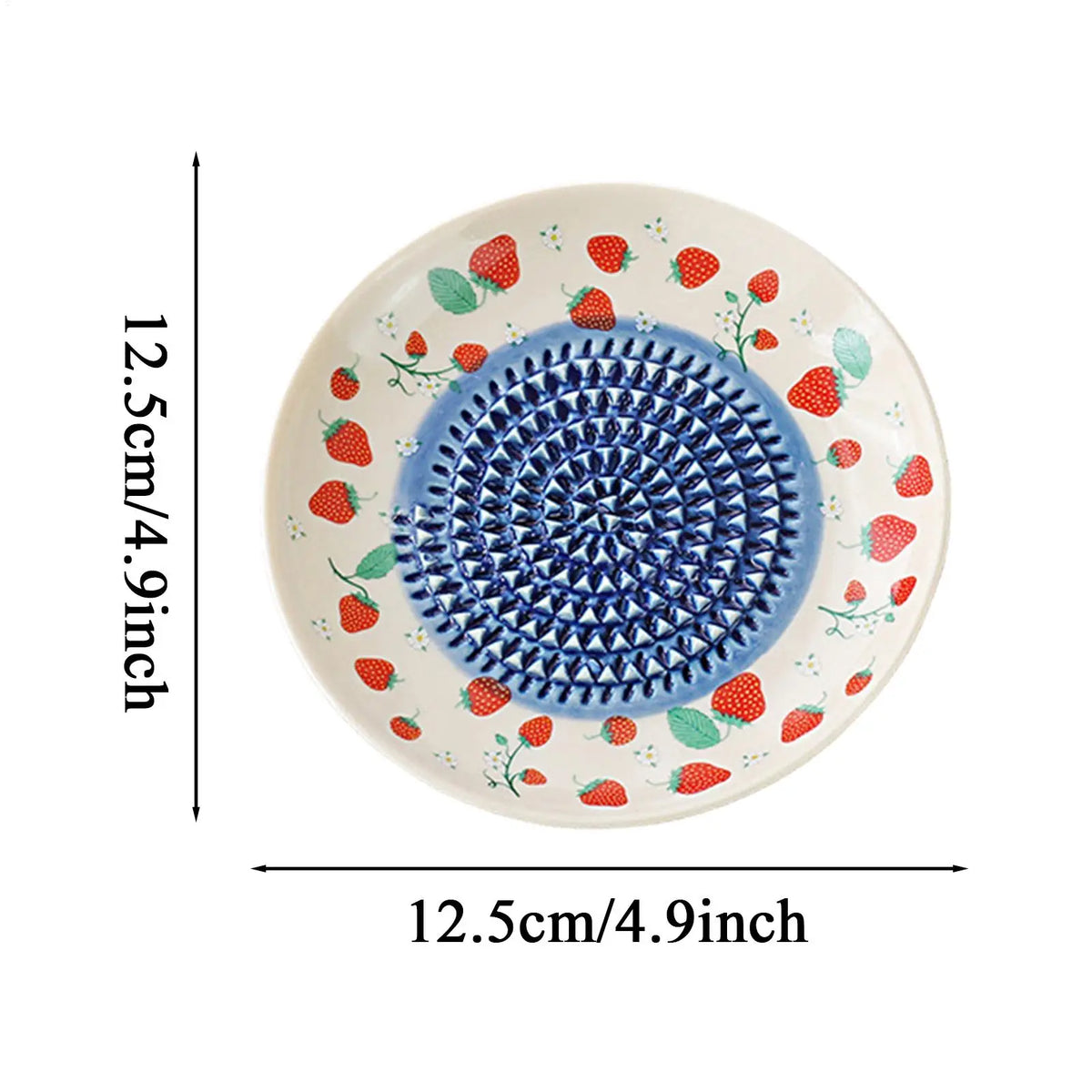 Ceramic Garlic & Ginger Grater Plate – 2-in-1 Kitchen Tool Ceramic Grater Plate Nixie