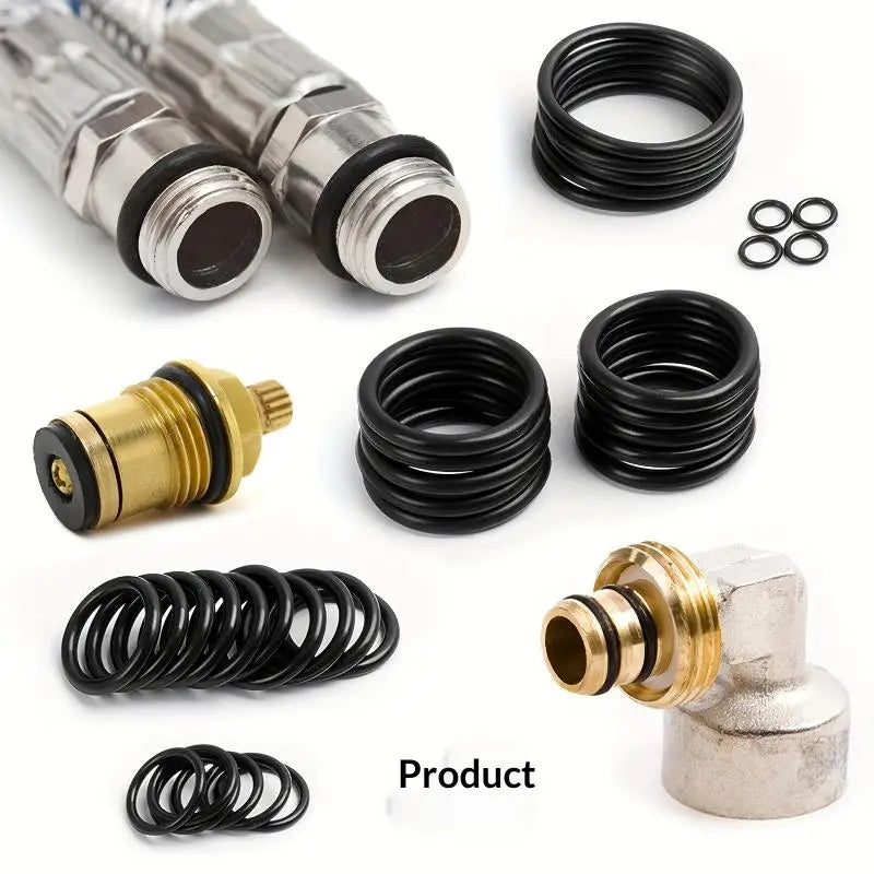 Nitrile Rubber O-Ring Set 225/1200Pcs – Faucet & Plumbing Seals O-Ring Gasket Set Nixie