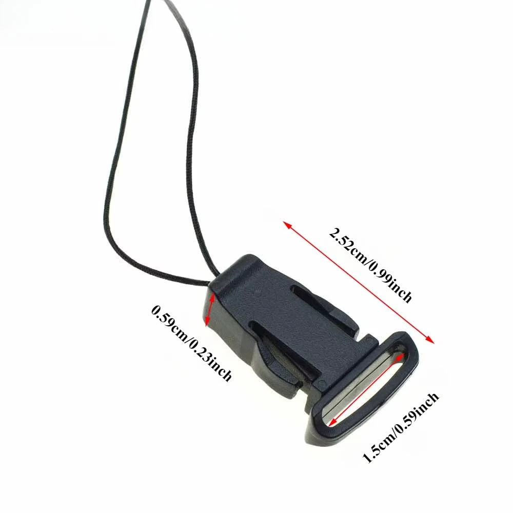 10-Pack Detachable Buckle Clips for ID Card Lanyards Lanyard Buckle Clips Nixie