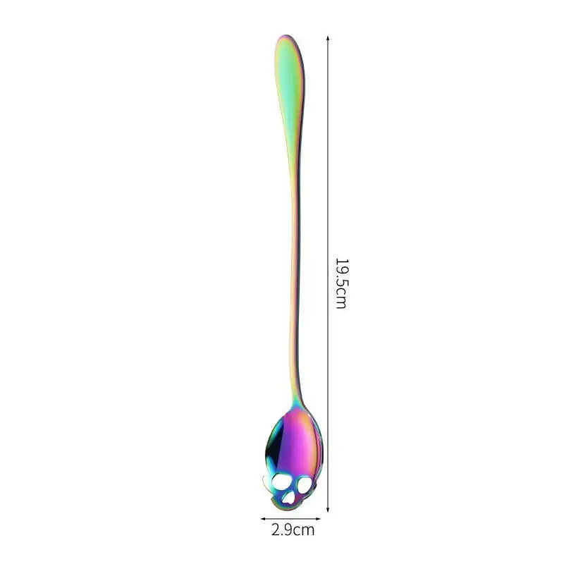 Skull Stainless Steel Spoon – Coffee, Dessert & Bar Stirrer