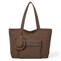 Large Capacity Women's Tote Bag – Nylon Shoulder Handbag Women's Tote Bag Nixie Brown