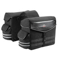 KEMITOUR 28L Throw-Over Motorcycle Saddle Bags – Universal Fit Motorcycle Saddlebags Nixie Black
