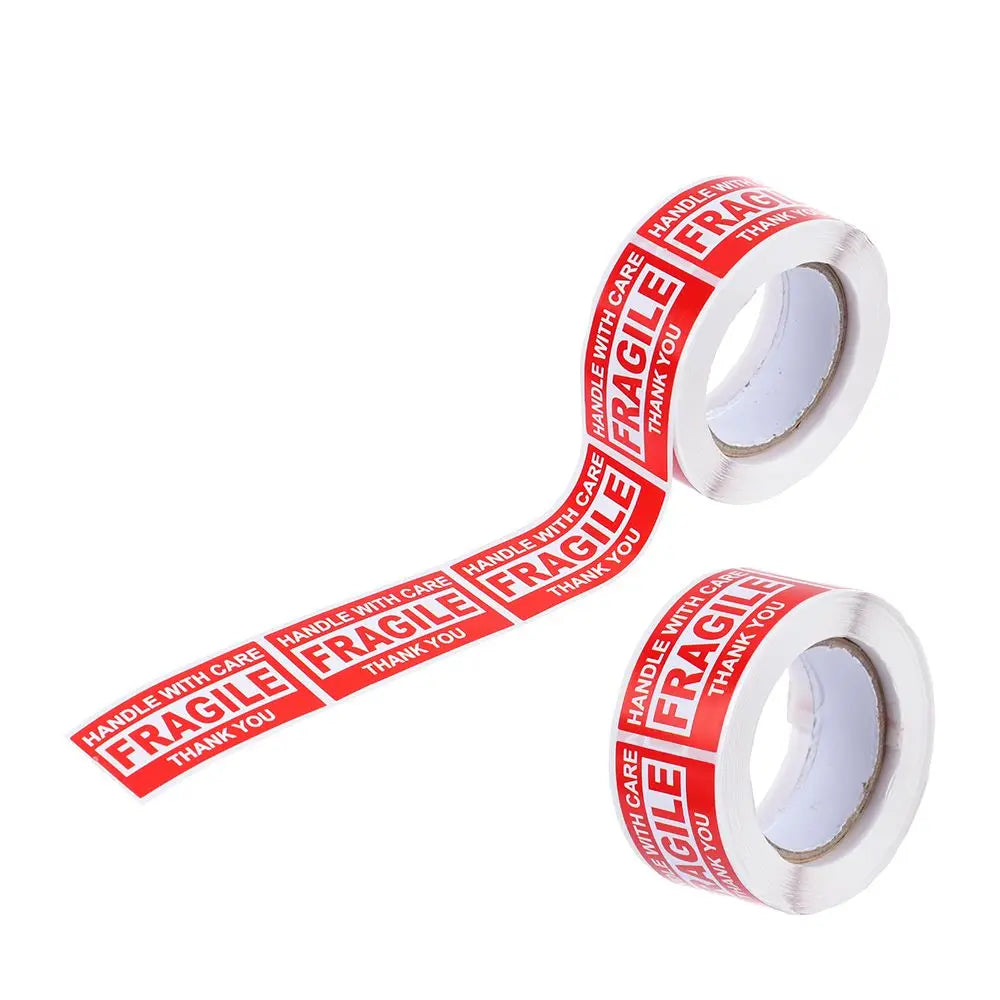 Fragile Handle With Care Warning Stickers 250pcs Roll Shipping Warning Stickers Nixie