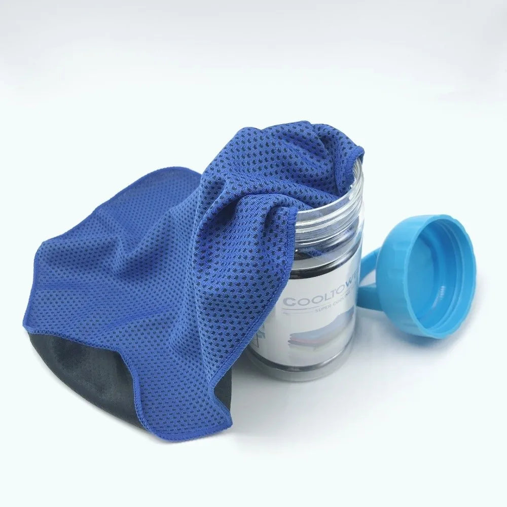 Portable Cooling Towel – Quick-Dry Microfiber Sports Towel