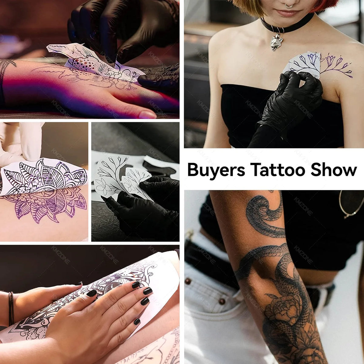 INSTOFC Mini A4 Wireless Bluetooth Tattoo Stencil Printer