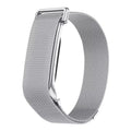 Stainless Steel Magnetic Mesh Band for Fitbit Air – Adjustable Smart Watch Band Nixie Silver