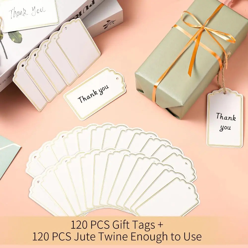 60Pcs Kraft Paper Blank Hang Tags – DIY Price & Gift Tags Kraft Paper Hang Tags Nixie