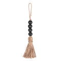 Handmade Wood Bead Tassel Pendant – Closet Hanging Decoration Hanging Tassel Pendant Nixie Light Grey