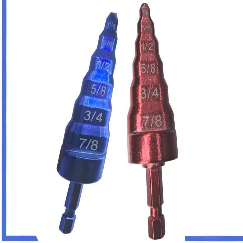 6-in-1 Copper Pipe Expander Swaging Drill Bit Set – HVAC