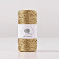 1mm Metallic Yarn 100M – DIY Knitting, Crochet & Gift Wrap Metallic Craft Yarn Nixie Gold