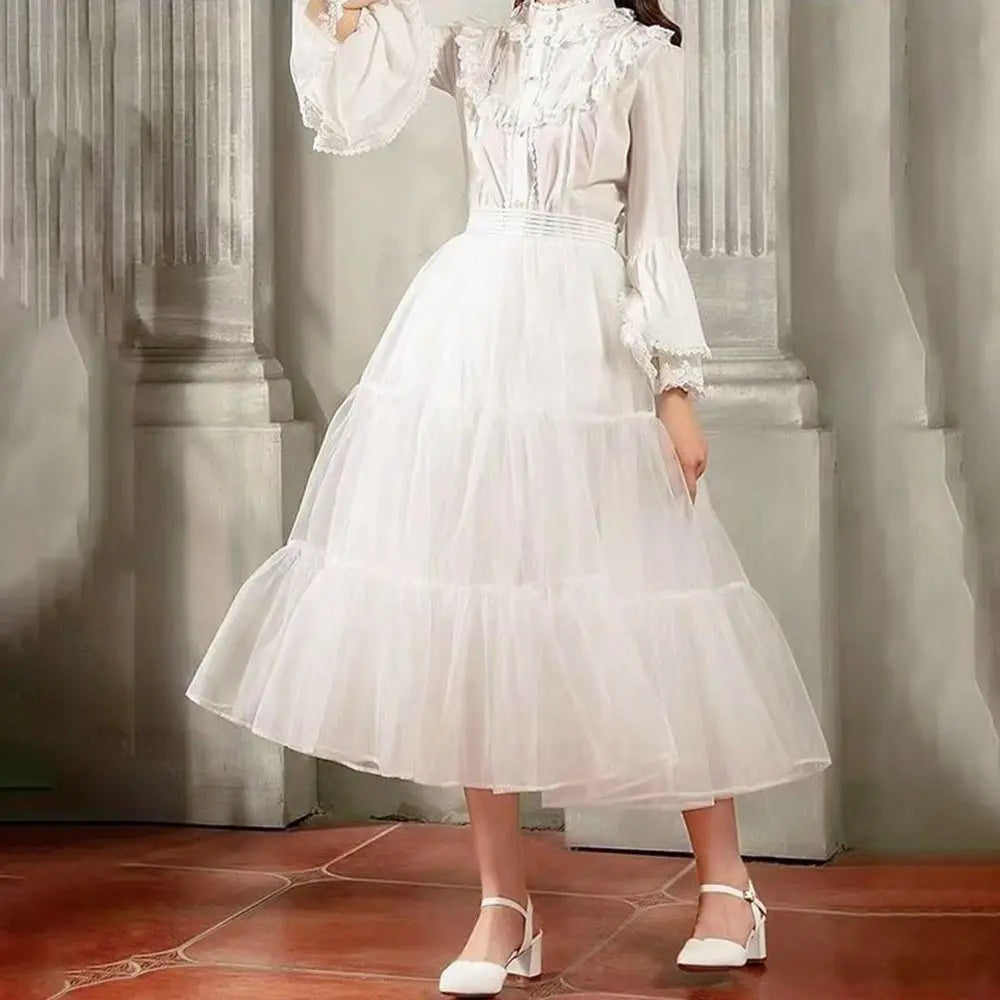 Lolita Petticoat Crinoline Underskirt – Cosplay & Bridal Petticoat Underskirt Nixie