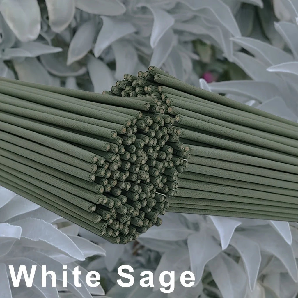 20pcs White Rat Tail Grass Incense Sticks – Yoga & Meditation Incense Sticks Nixie
