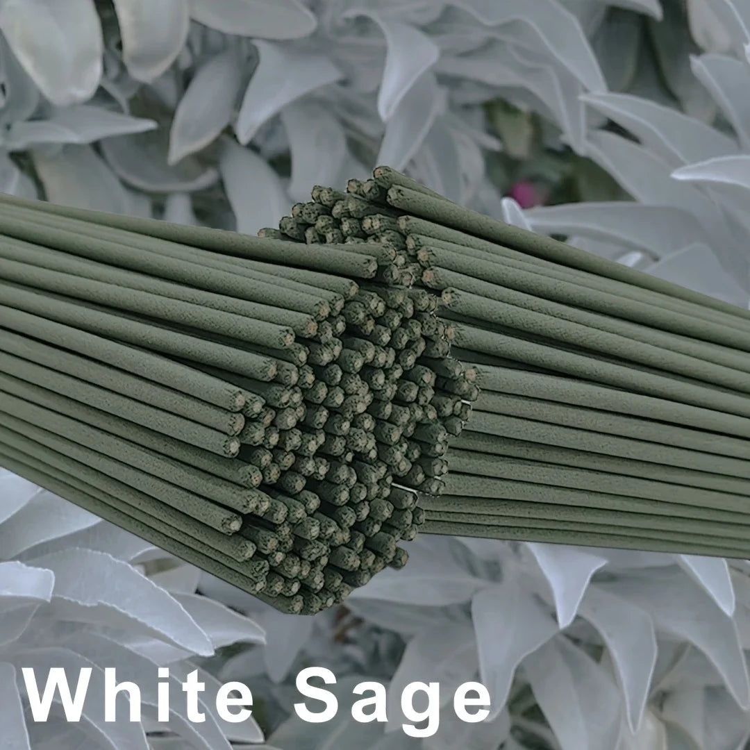 20pcs White Rat Tail Grass Incense Sticks – Yoga & Meditation Incense Sticks Nixie