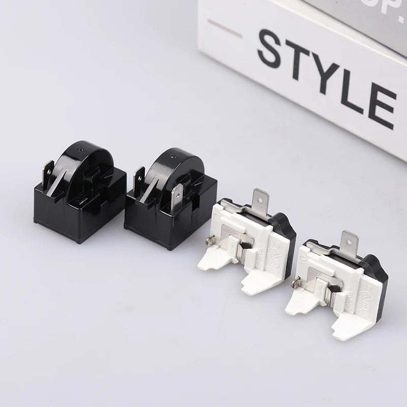 PTC Start Relay & Overload Protector for Mini Fridge Compressor