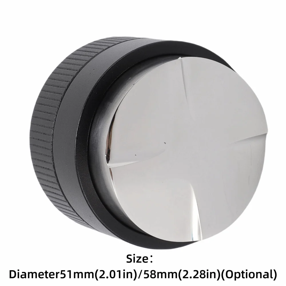 Coffee Tamper Distributor 51mm 58mm – Stainless Steel Leveler Coffee Tamper Distributor Nixie