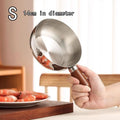 Stainless Steel Saucepan Wooden Handle – Induction & Gas Compatible Stainless Steel Saucepan Nixie S