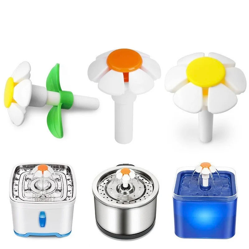 Flower Nozzle Replacement for Pet Water Fountain | Anti-Splash Pet Fountain Nozzle Nixie