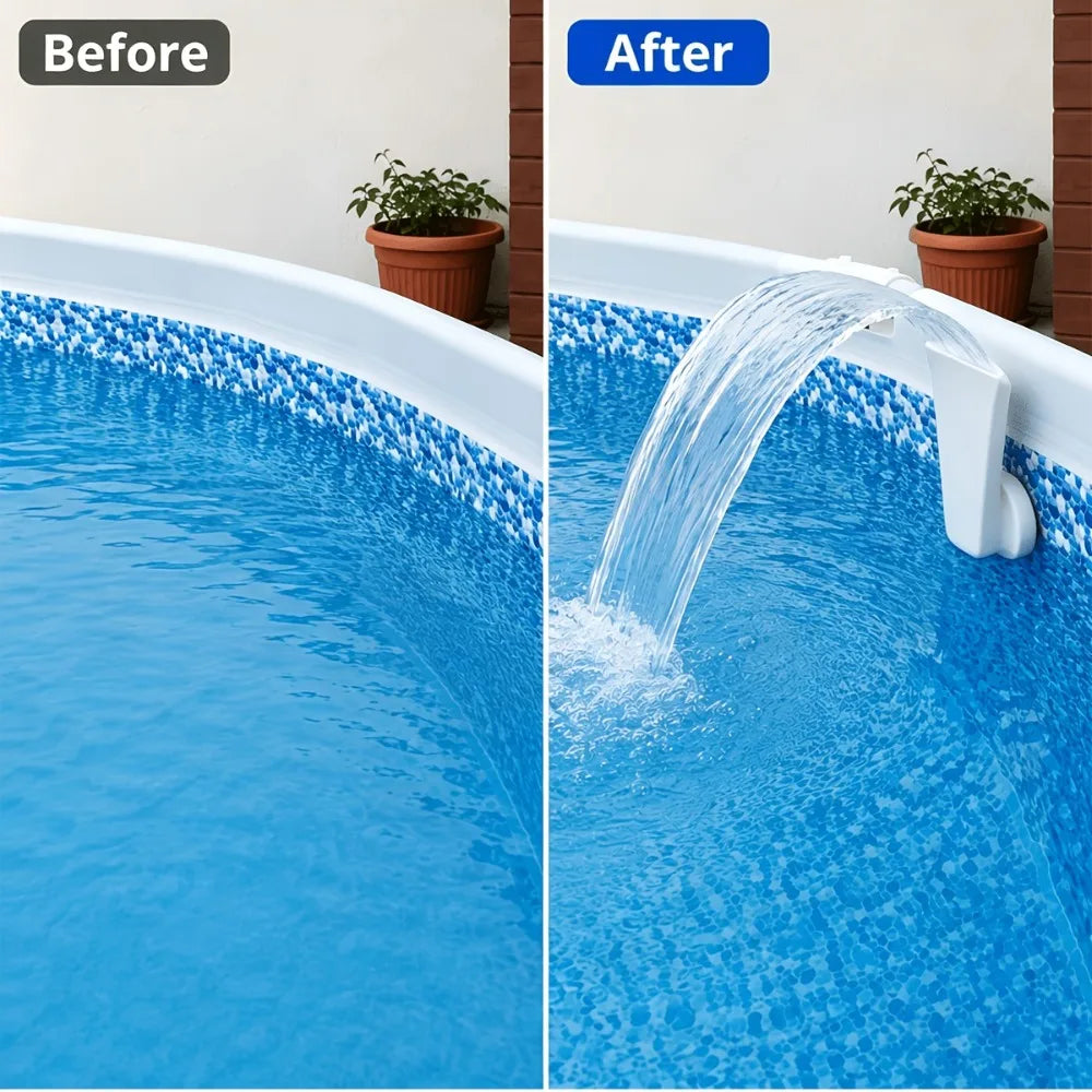 Pool Fountain Waterfall Sprayer Set – Universal Thread Install