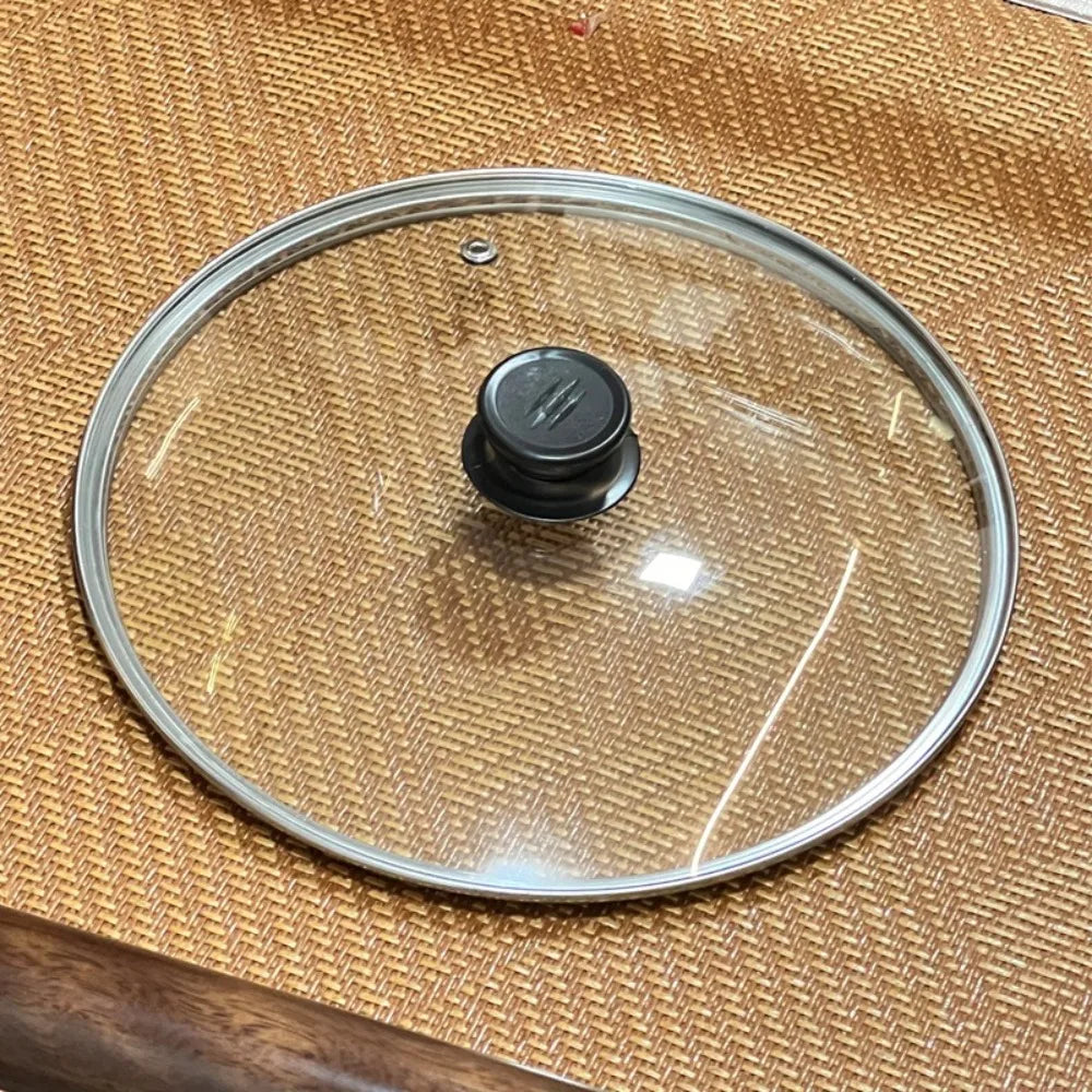 Universal Tempered Glass Pot Lid – Anti-Scald Knob, 10 Sizes Glass Pot Lid Nixie