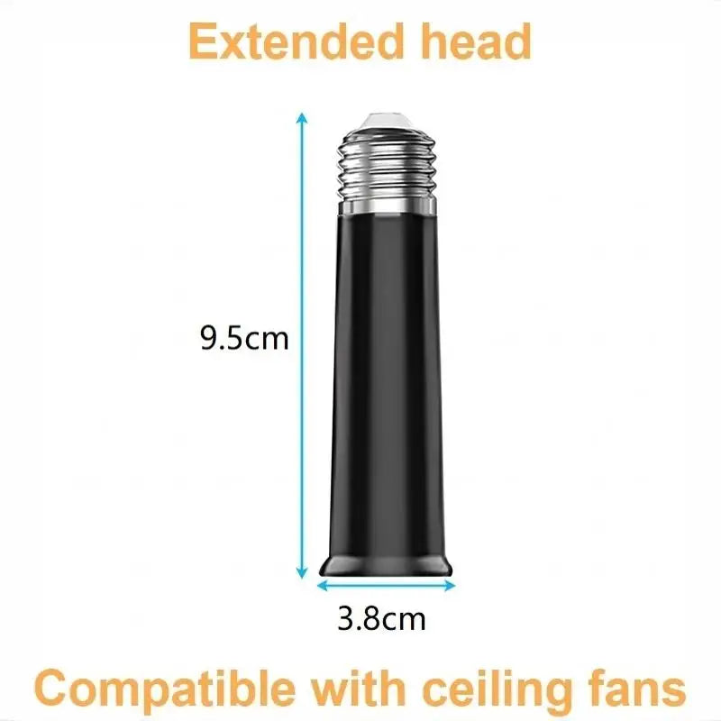 E27 E26 Light Socket Extender Adapter – Heat Resistant