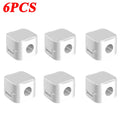 Magnetic Cable Clips Adhesive Cord Organizer 6-Pack