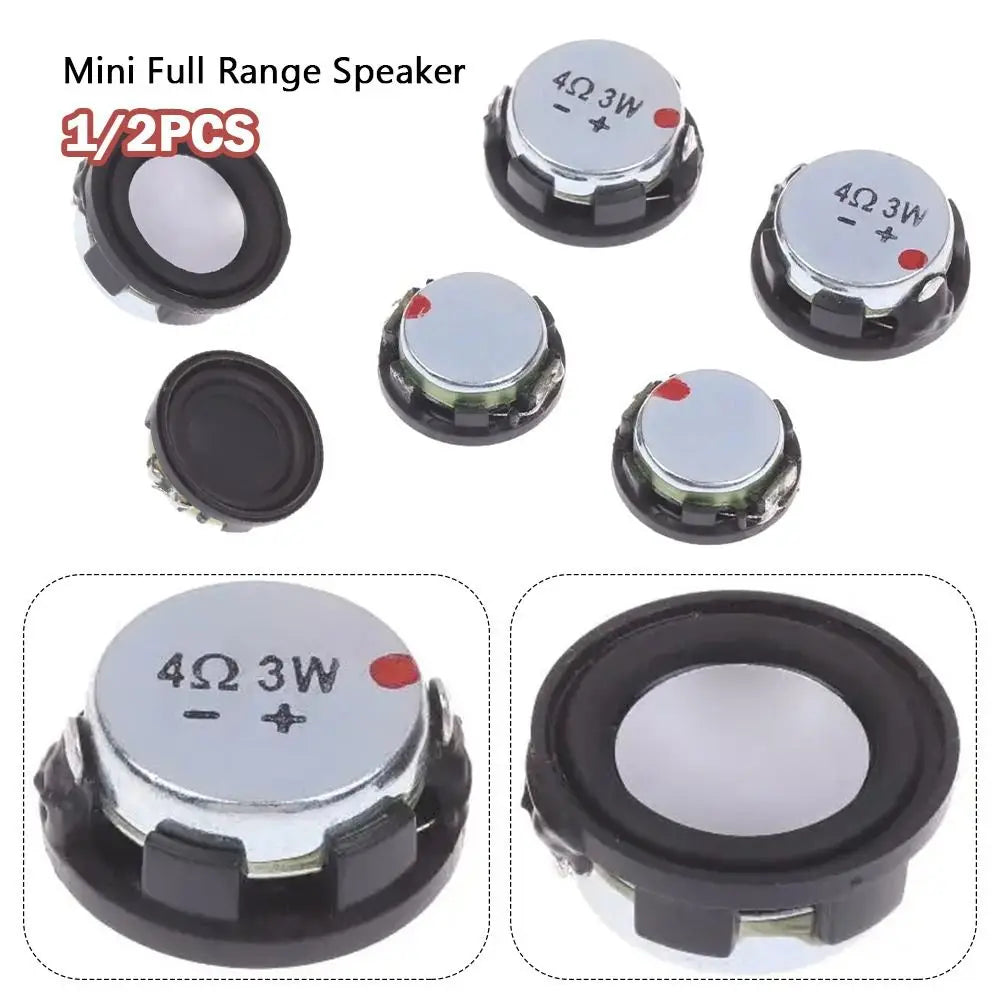 Mini Neodymium Speaker 20/24/28mm 4Ohm 3W Full Range DIY Mini Neodymium Speaker Nixie